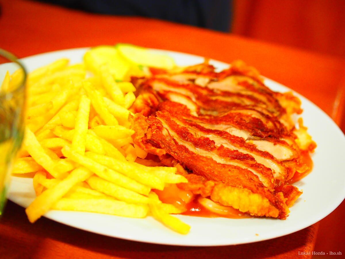 Asian Goose with Fries